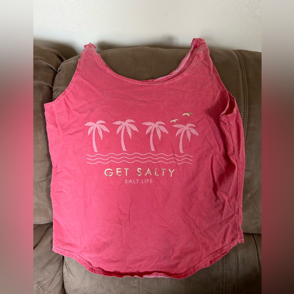 Salt life tank top medium